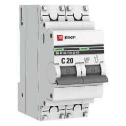 Автомат   20А, 2п, ВА-4763  EKF PROxima