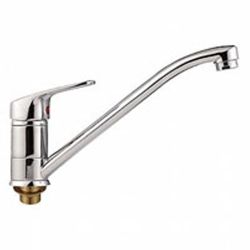 Смеситель для кухни 35 карт.  LEDEME  на гайке