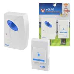 Звонок беспровод 16 мелодии,(2х1,5VAA),UDB-Q029  VOLPE