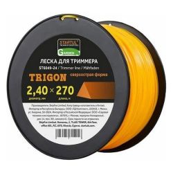 Леска для триммера 2,4мм, 270м (треугольник)  STARTUL