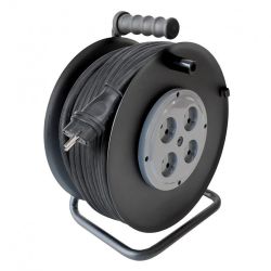 Удлинитель 4 местный 50 метров на мет. стойке 16А, с/з (КГ 2х2,5)  1-2.SALE