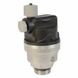 Воздухоотводчик автоматический   1/2" прямой пласт.  VALFEX