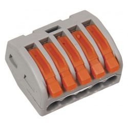 Клеммник  GENERAL GTER3-05  5, с рычажком