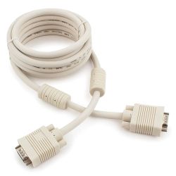 Кабель VGA (тройной экран, ферритовые кольца)  3,0м