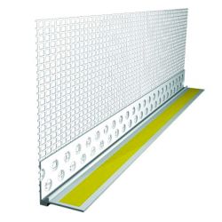 Профиль примыкающий оконный ПВХ с армирующей сеткой  6мм  (2,4 м)