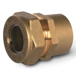 Комплект концевого фитинга 15 - 1/2" ВР лат IWS  NEPTUN