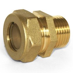 Комплект концевого фитинга 25 - 1" НР лат  STAHLMANN