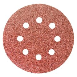 Круг абразивный под липучку 125мм, №   80  СИБРТЕХ (уп5)
