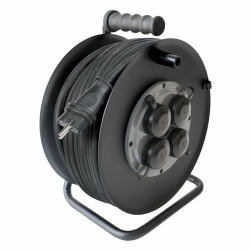 Удлинитель 4 местный 30 метров на мет. стойке 16А, с/з (КГ 3х2,5)  1-2.SALE