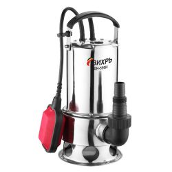 Насос дренажный ДН-  550Н (167л.м., глубина 8м, напор 8м, д.ч.35мм, 550Вт) ВИХРЬ