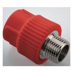 Муфта комб. 20 -   1/2" НР PPR красный  РВК AntiFire