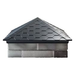 Колпак Everest 535х535мм с посадкой на 2,0 кирпича серый