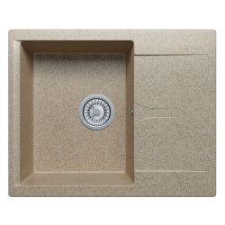 Мойка иск мрамор накладная 500 х 620 х 200мм песочный GALS  POLYGRAN