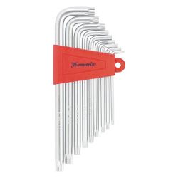 Набор ключей имбусовых, длинные TORX T10-T50мм, 9шт  MATRIX