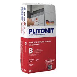 Клей плиточный  5,0кг  PLITONIT B, С1 Т
