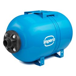 Бак расширительный для ГВС и ХВС горизонтальный   20л синий  IMPERO
