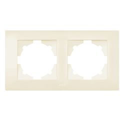 Рамка 2-ая  ABB COSMO  Бежевый