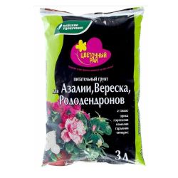 Грунт азалия  3,0л  ЦВЕТОЧНЫЙ РАЙ
