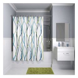 Шторка для ванной 180х180 полиэстер  GOTA ROCIO