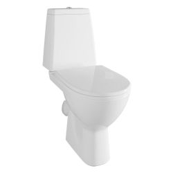 Унитаз белый GRANTA компакт, сиденье дюропласт, микролифт 643х336х795  CERSANIT