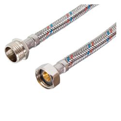 Подводка вода нержавейка  1/2" 0,3 г/ш  AQUALINE