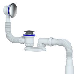 Обвязка для ванны  UNICORN с гофрой Клик-Клак