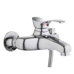 Смеситель ванн.-душ. 40 карт.  LEDEME  короткий излив