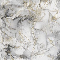 Обои флиз основа горячего тиснения 1,06х10м Profi Deco New 4  мрамор темно-серый 60334-09