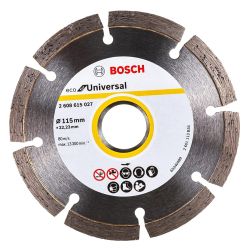 Круг отрезной алмазный 115 х 22 сегм. сухая резка  BOSCH ECO Universal