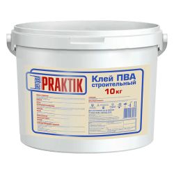 Клей ПВА строительный BERGAUF Praktik  U, 10 кг	