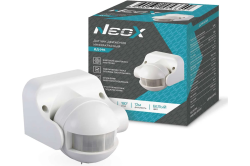 Датчик движения 1200Вт, 180*, 12м белый  NEOX