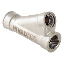 Тройник для гильзы под погружной датчик  3/4" - 1/2" - 3/4" г/г/г ник  VALTEC