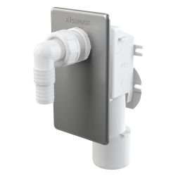 Сифон для стиральной машины под штукатурку 32 хром  ALCAPLAST