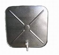 Бак 100л плоский с краном оцинк