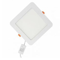 Светильник светодиод встраиваемый  18Вт, 220В, 4000К, 223*223*16мм квадратный   GENERAL