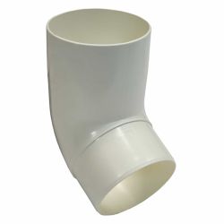 Колено трубы D100мм/67*  NORDSIDE белый