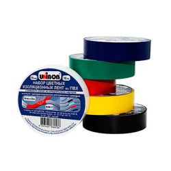 Изолента ПВХ 15мм х 20м красная  UNIBOB