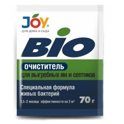 Препарат Биоочиститель для септиков и выгребных ям 70гр  JOY