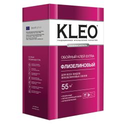 Клей обойный для флизелиновых обоев 380г  KLEO экстра