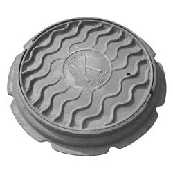 Люк д/смотровых колодцев чугунный тяжелый 25,0т тип T-Г.1-60 гидрант пож.   КРОНТИФ