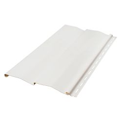 Сайдинг виниловый  NORDSIDE Классика корабельный брус белый 3,85 х 0,231м