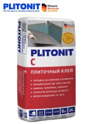 Клей плиточный 25,0кг  PLITONIT C, С2 ТЕ