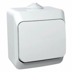 Выключатель 1-ый о/п SCHNEIDER ELECTRIC IP44  Этюд белый