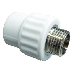 Муфта комб. 32 -   1/2" НР PPR белый