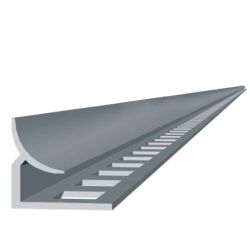 Раскладка для отделки внутренних углов 9-10мм х 2,5м ПВХ белая