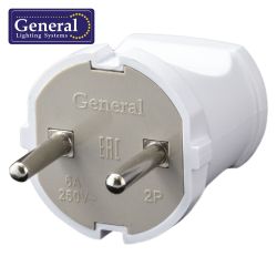 Вилка б/з прямая  GENERAL белая