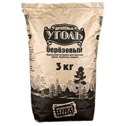 Уголь древесный,   3кг