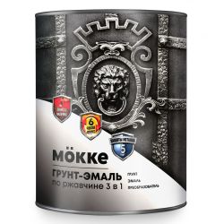 Грунт-эмаль по ржавчине красная   1,9кг  MOKKE