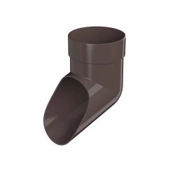 Слив трубы D120/80мм  Технониколь Оптима темно-коричневый