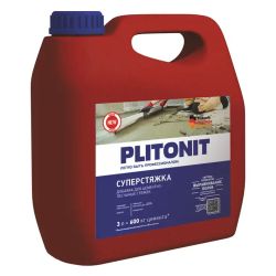 Добавка PLITONIT СуперСтяжка 3,0л суперводоредуцирующая  для цементно-песчаных стяжек